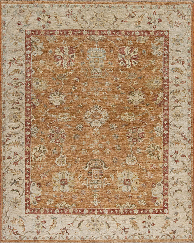 Marigold, Pumpkin/Beige