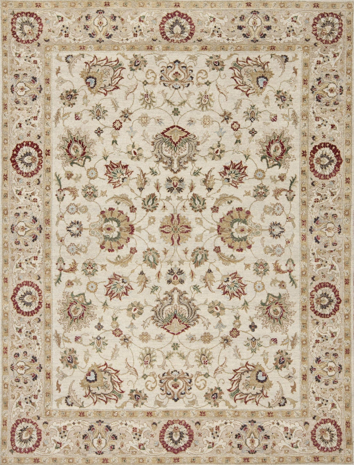 118025 Suzani Coll Az-2 Ivory/Beige