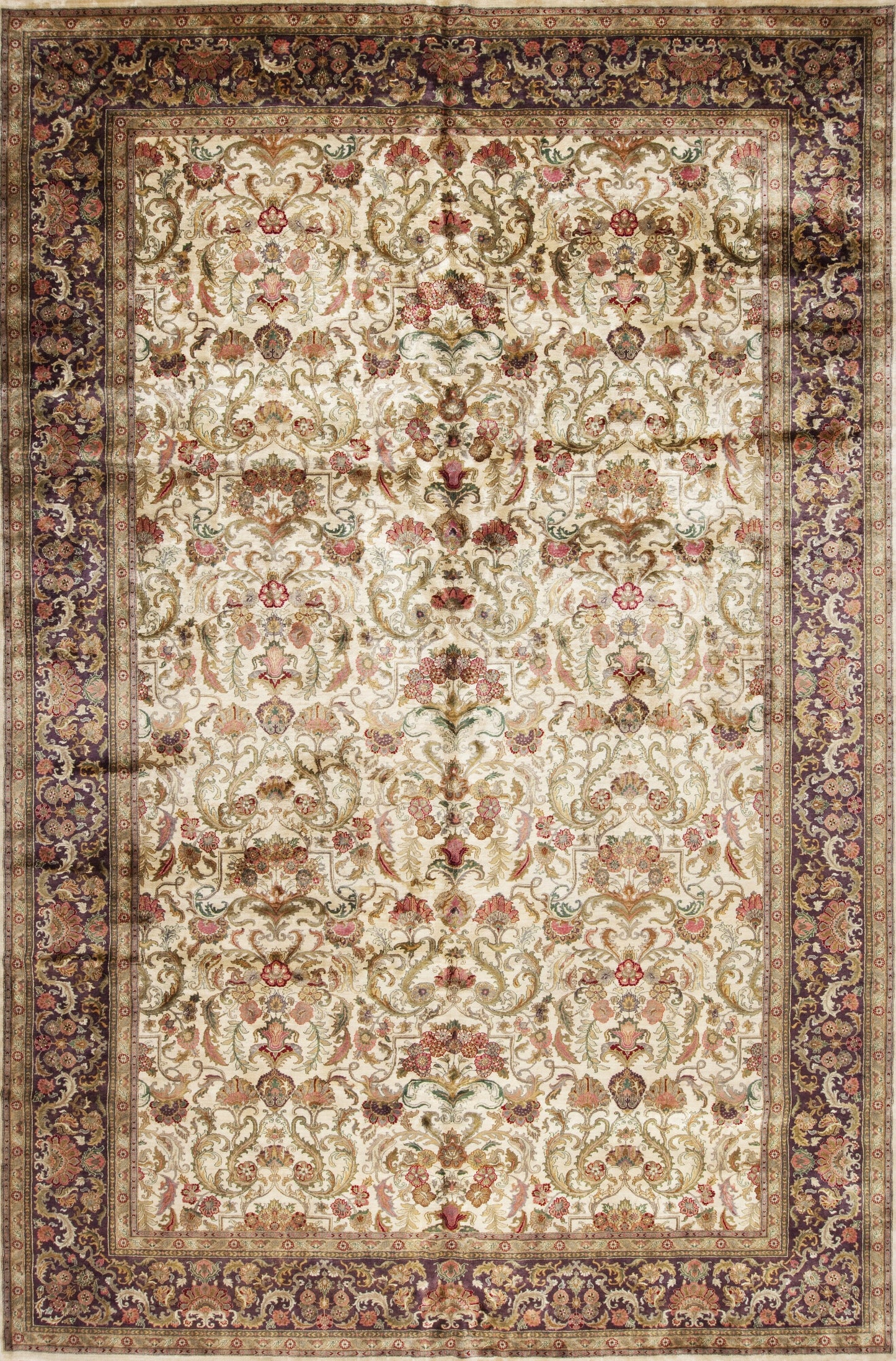 Glamour, Ivory/Aubergine