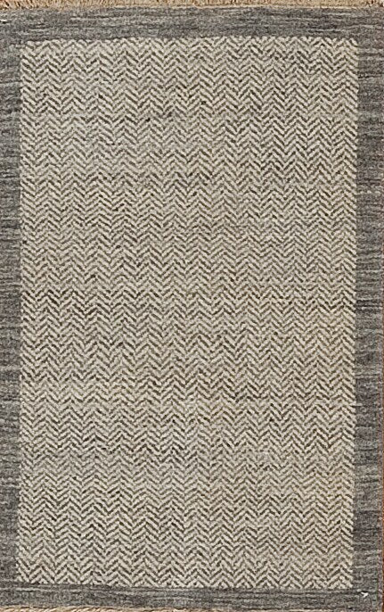 Herringbone, Cream/Grey