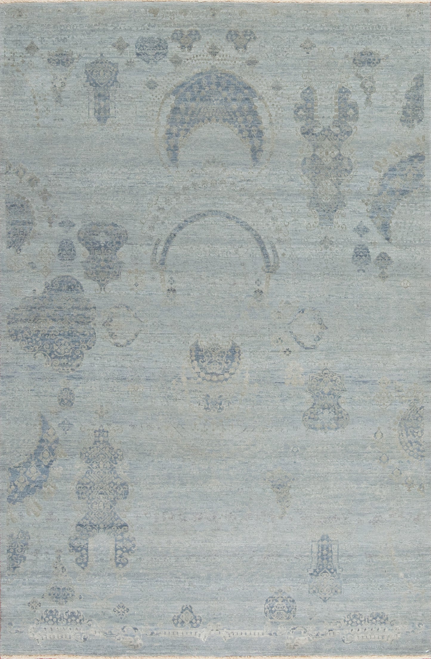 145927 Manhattan Reserve Wool Silk Hanover Square, Pale Blue