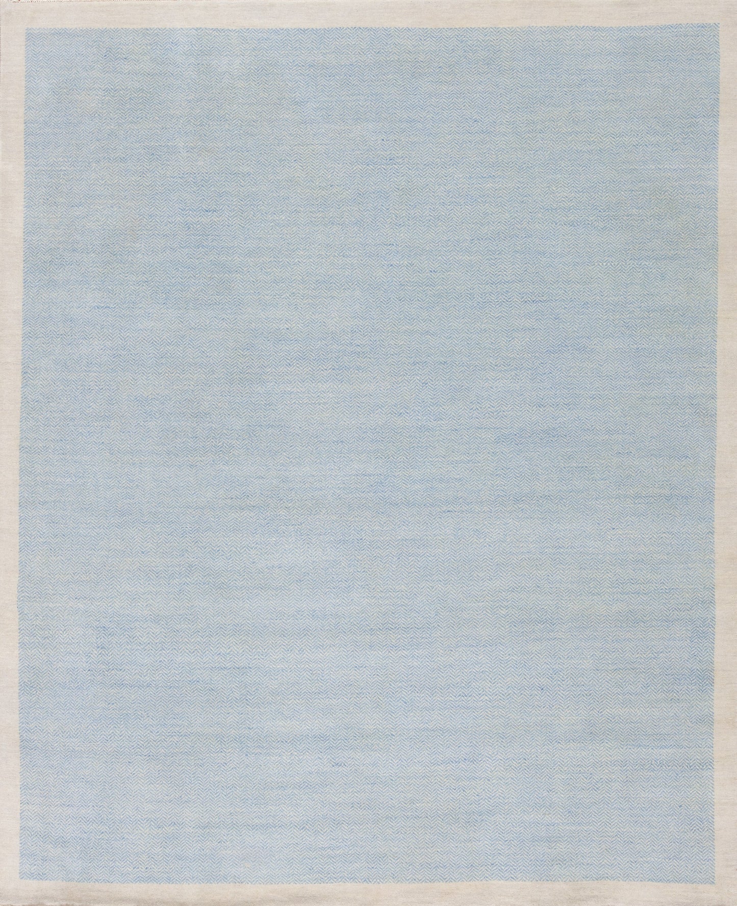 Herringbone, Sky Blue/Beige