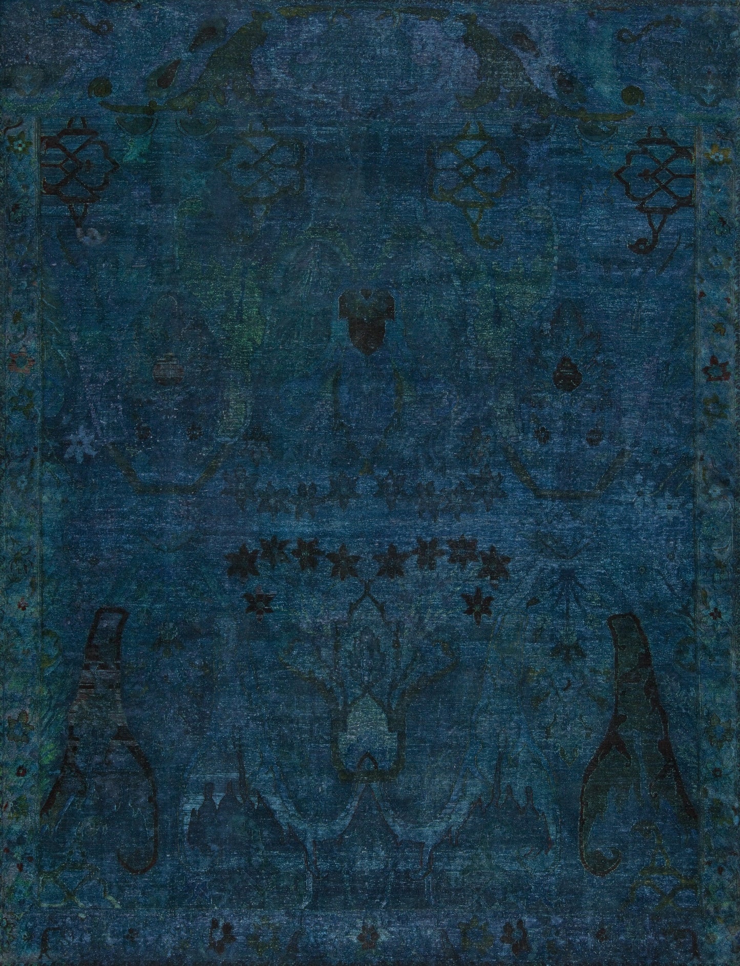 151365 Noble House Over Dyed Ac 228, Blue Mix