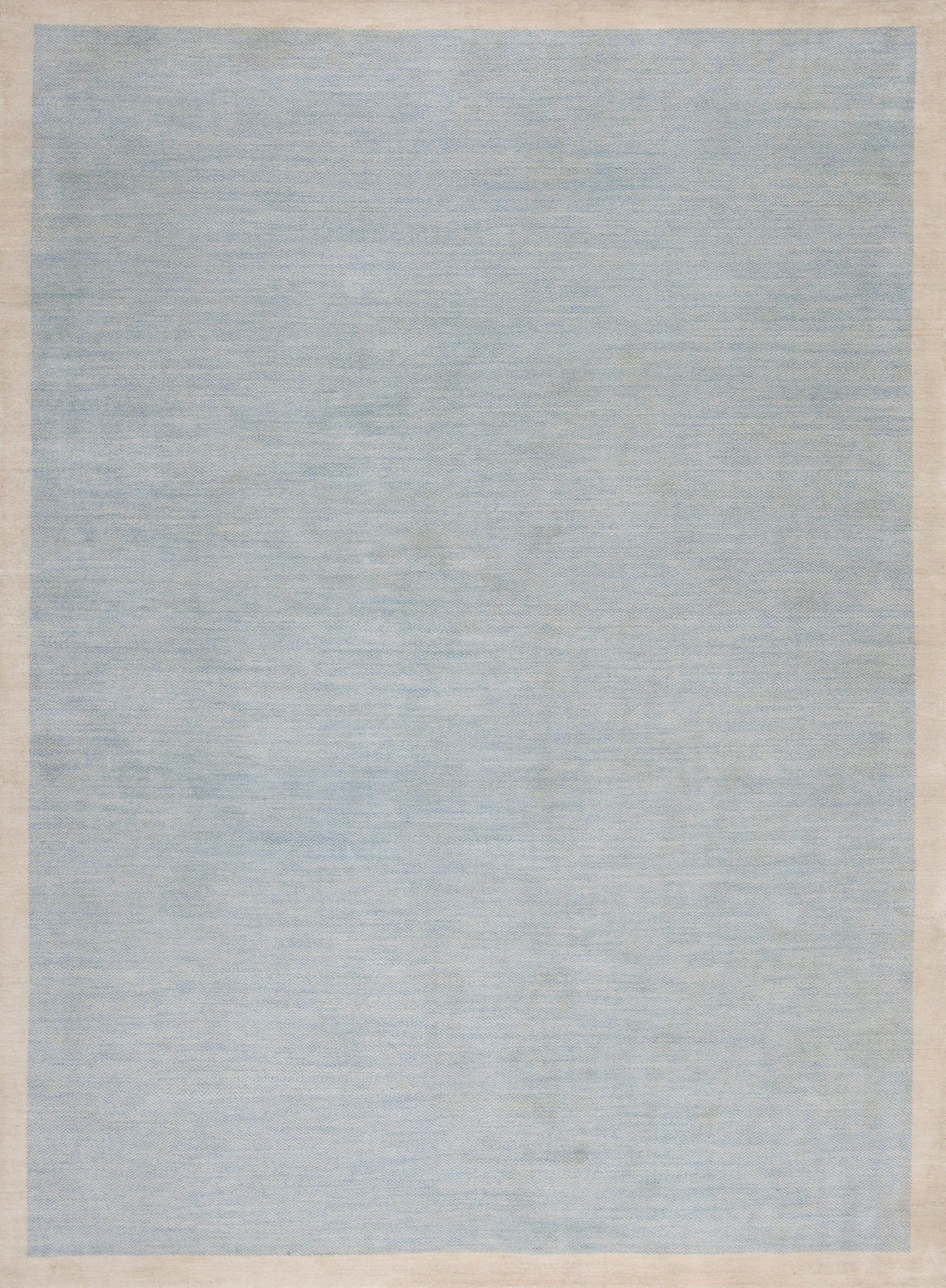 Herringbone, Sky Blue/Beige