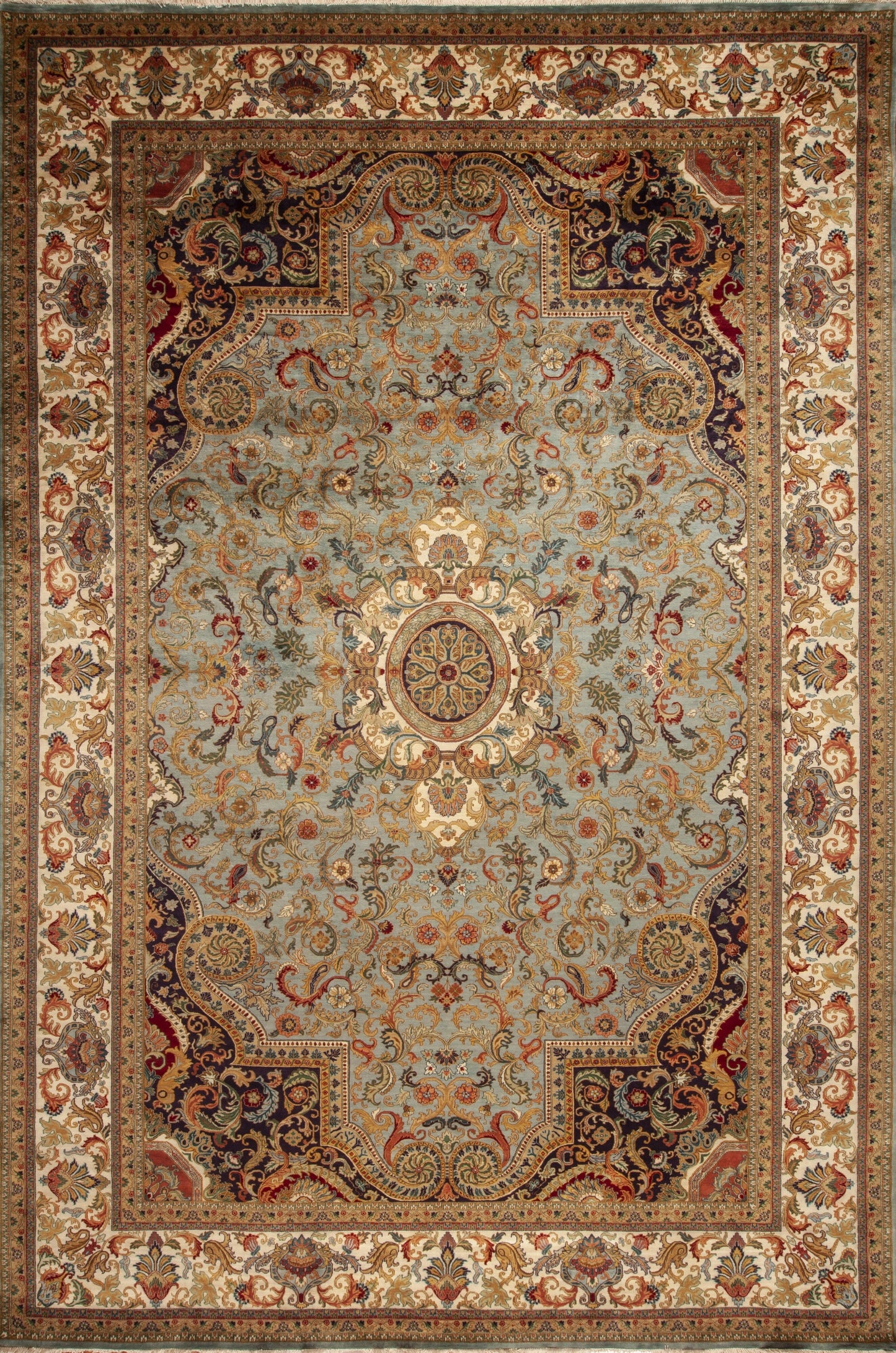 Jewel, Blue/Ivory