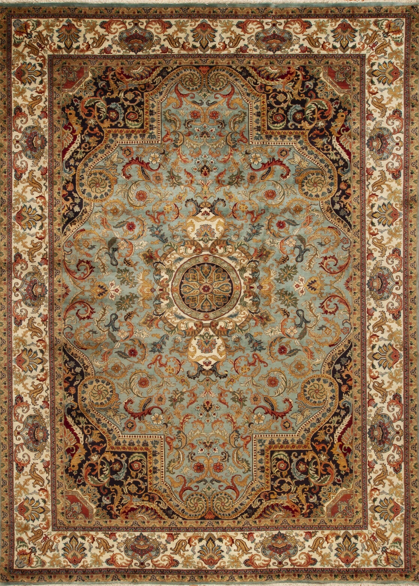 Jewel, Blue/Ivory