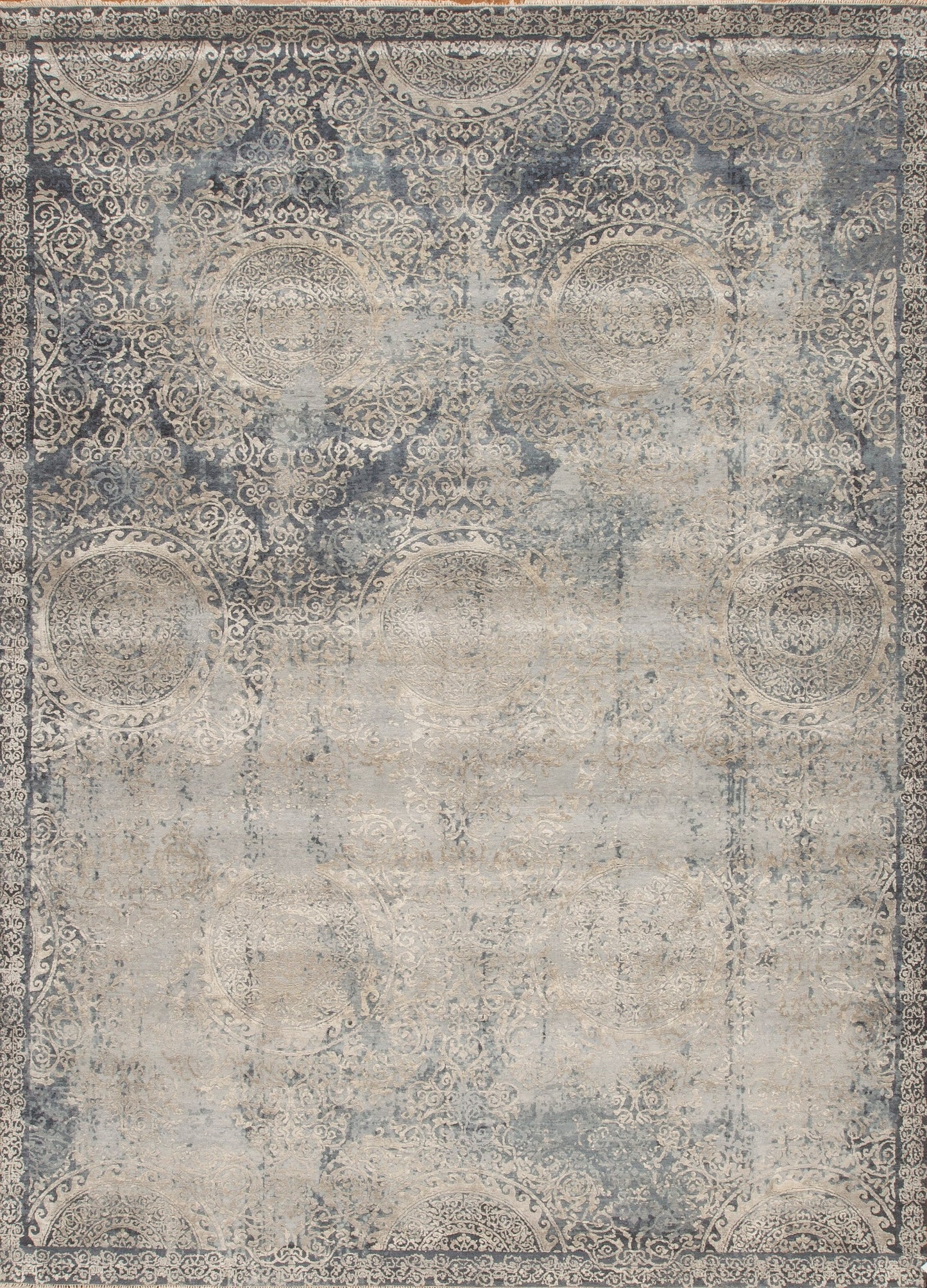 173854 Transcendence Wool & Silk Ii Brilliance, Blues