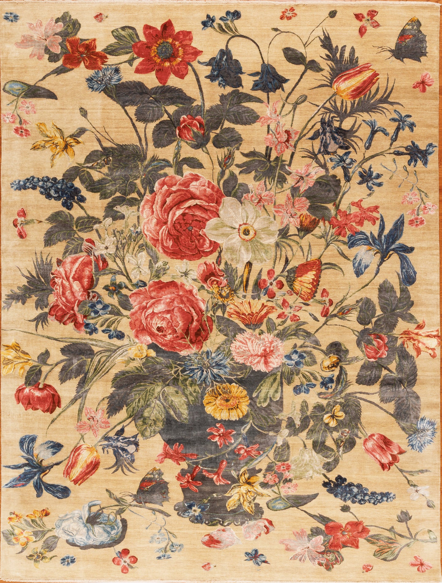 187854 Floral Garden, Bronze