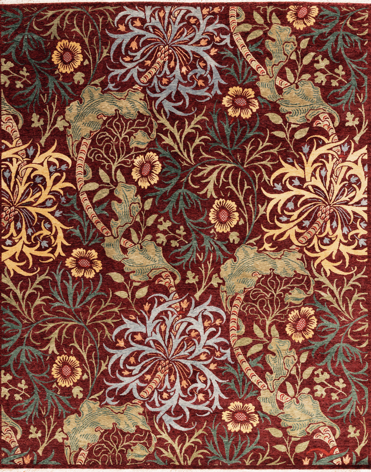 Moon Flower, Burgundy