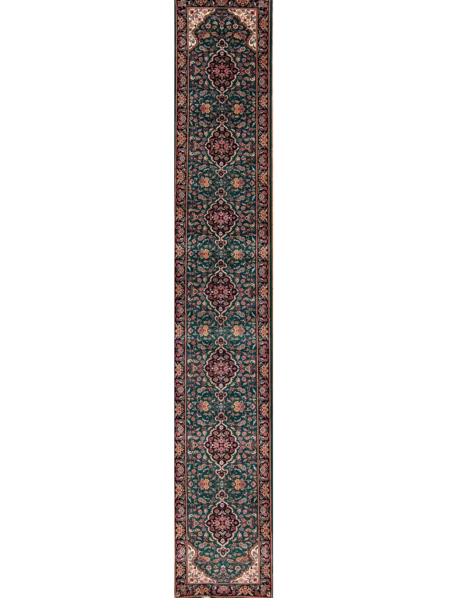 40685 Indo-Persian B-1070, Green/Navy