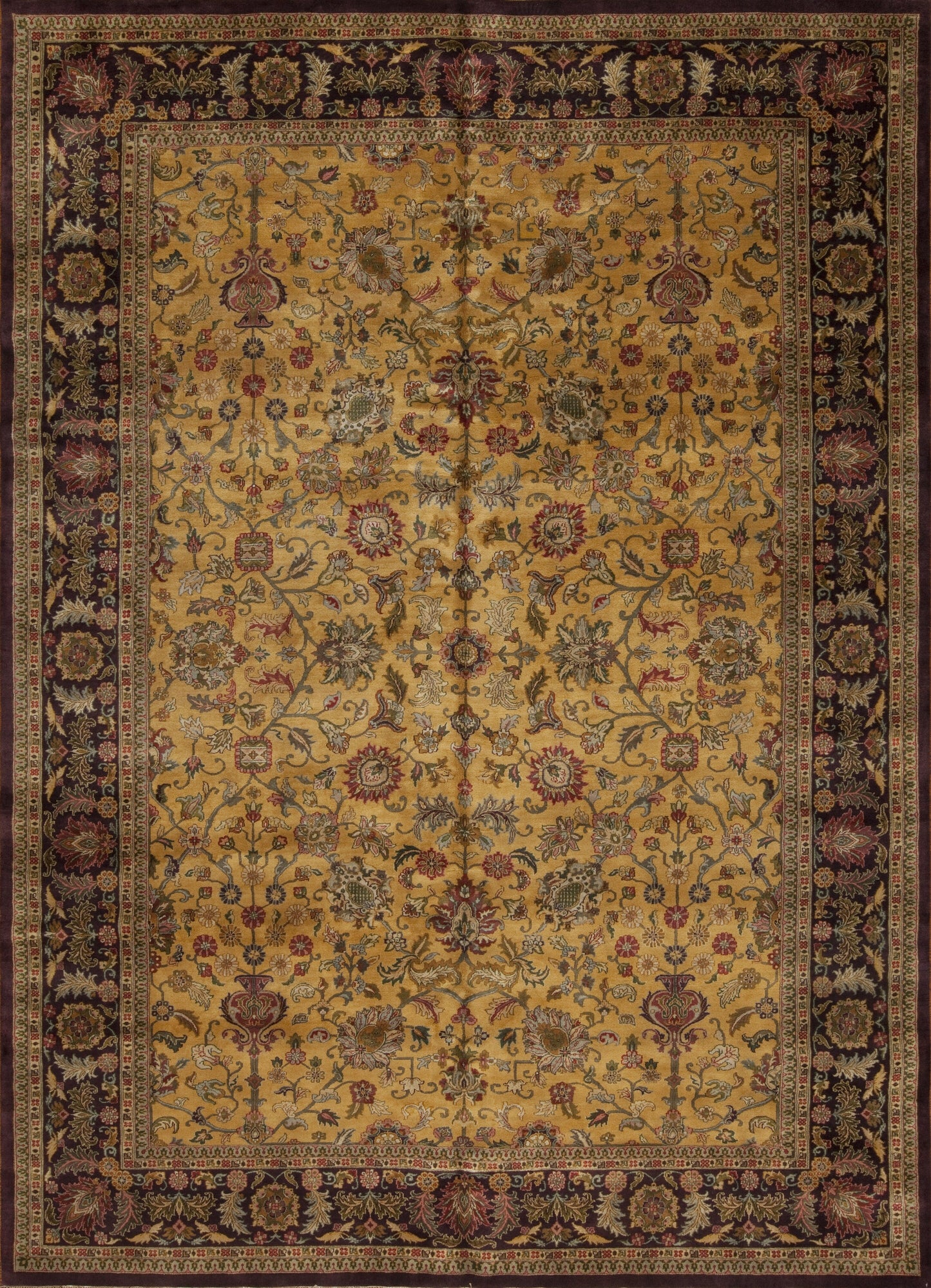 83271 Rajasthan Collection 6001F, Gold/Plum