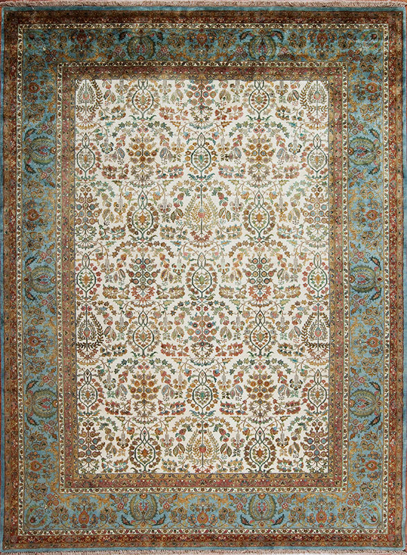 Chablis, Ivory/Blue