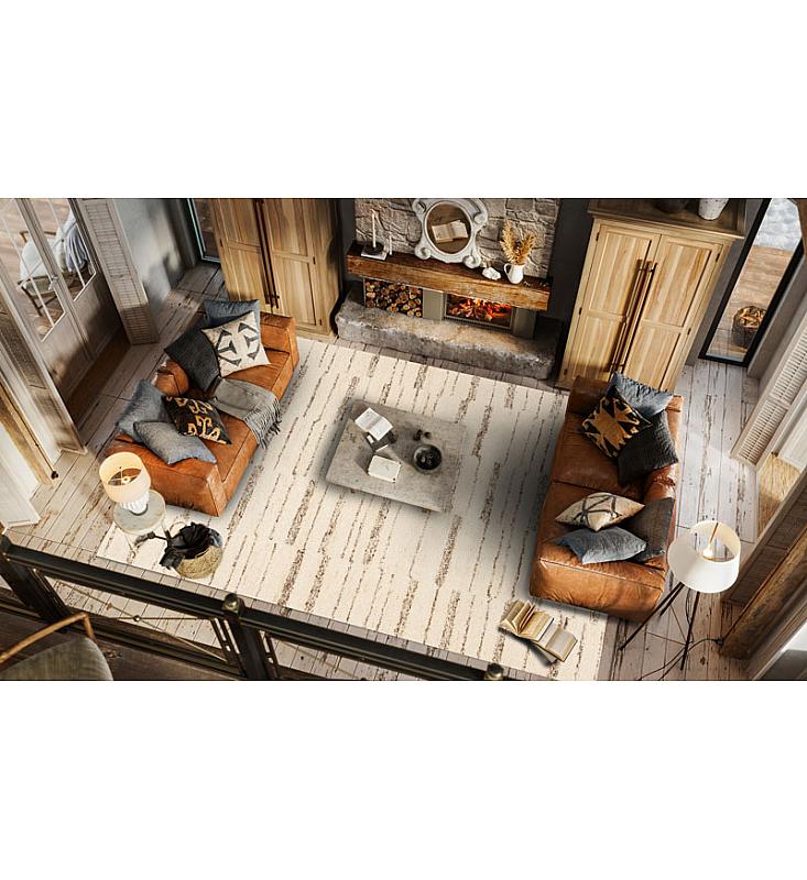 Pecos, Natural Ivory - Earth Brown