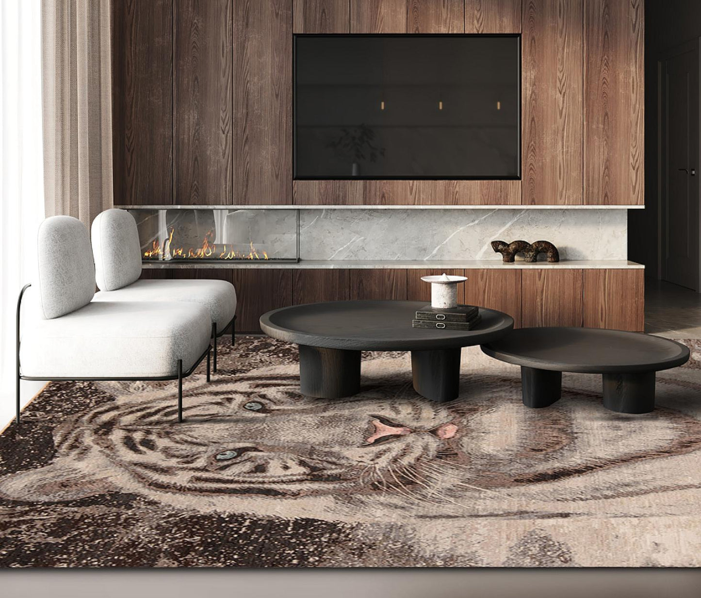 White Tiger Rug