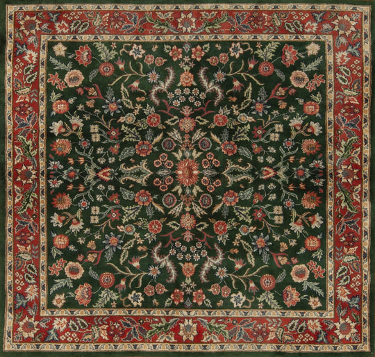 006149 British Raj Collection  Indo Kensin, Emerald Green/Cinnamon