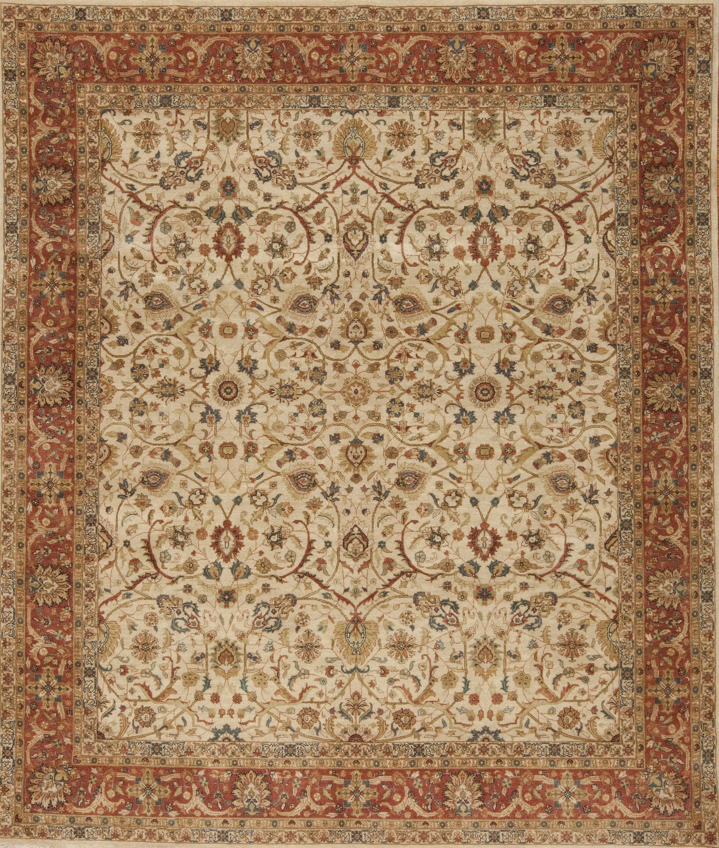 100937 LAVAR 656, IVORY/TERRACOTTA