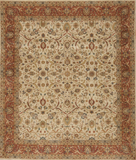 100937 LAVAR 656, IVORY/TERRACOTTA