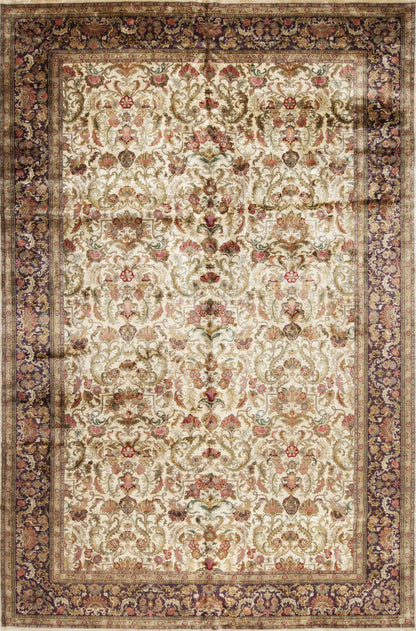Glamour, Ivory/Aubergine