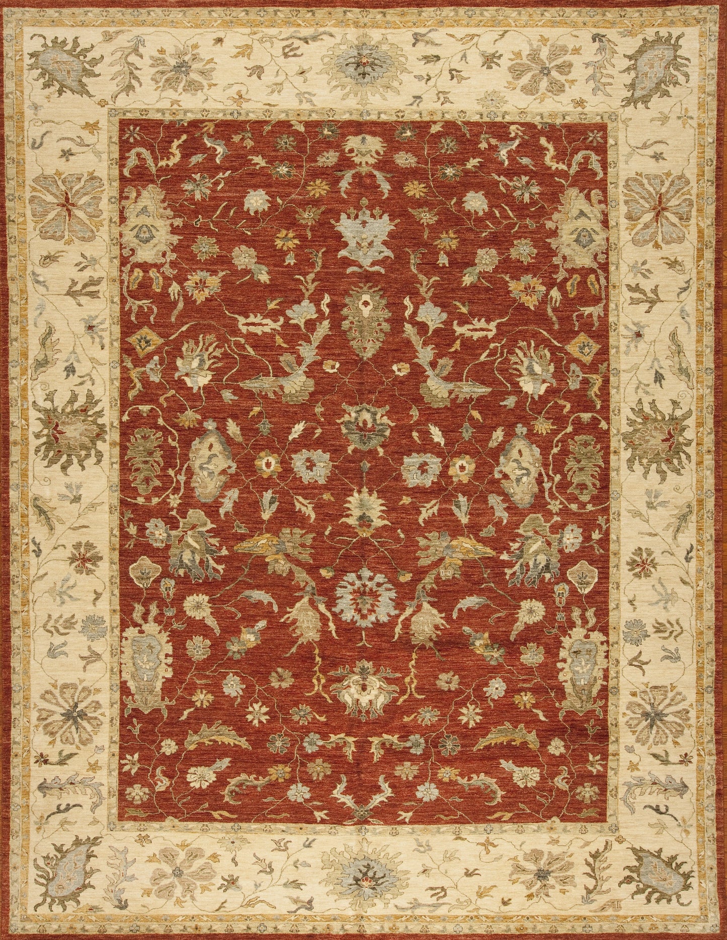 Tiger Lily, brick/cream