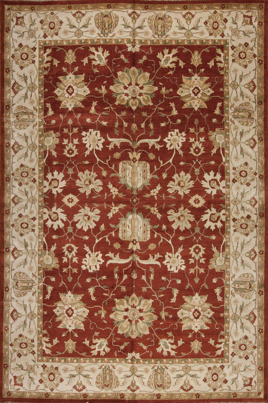 121266 Oushak Collection  Oushak 2, Brick/Ivory