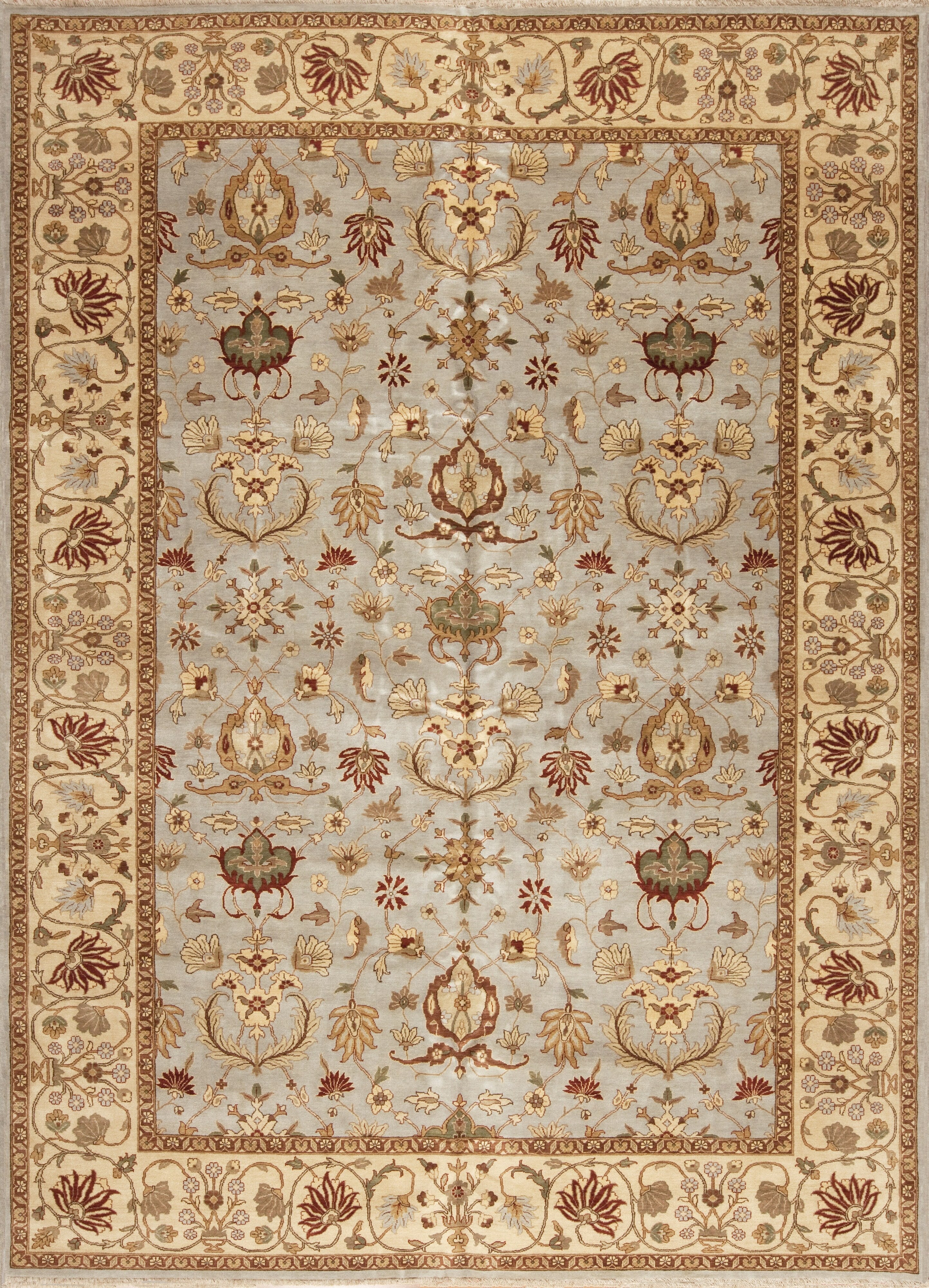 M-249, Light Blue/Cream – Samad Rugs