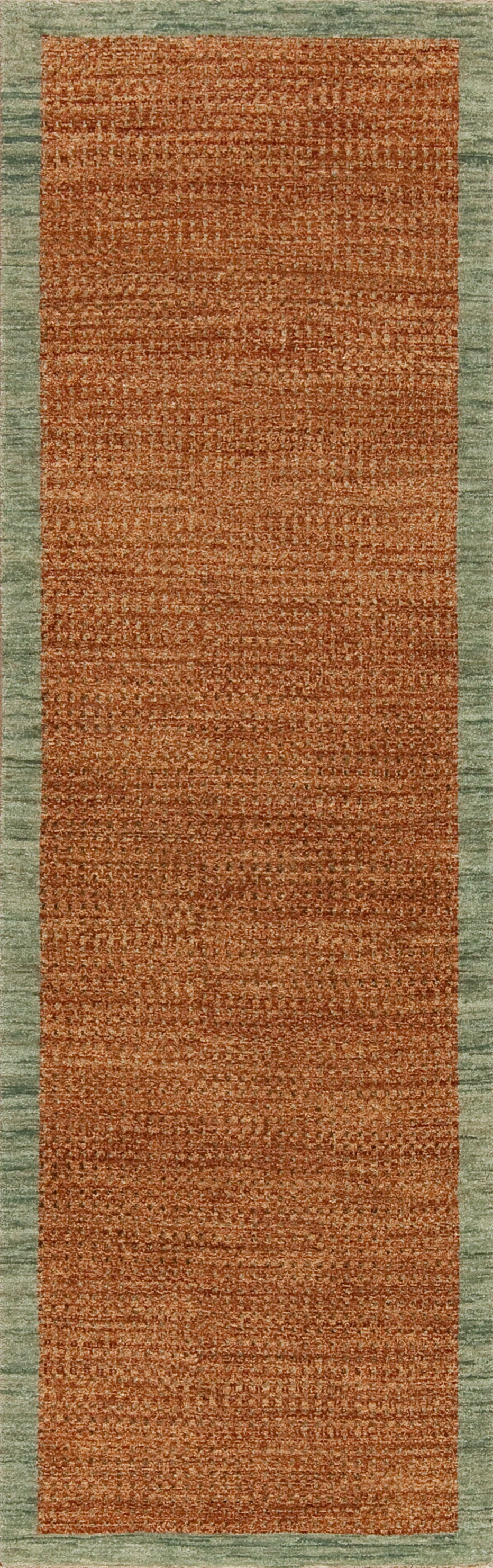 Rattan, Brick/Aqua