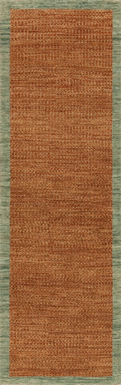 Rattan, Brick/Aqua