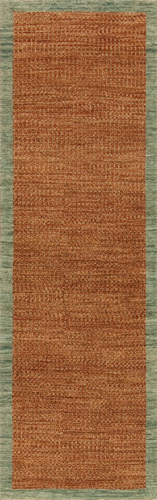 Rattan, Brick/Aqua
