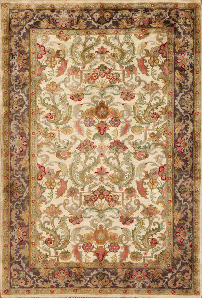 Glamour, Ivory/Aubergine
