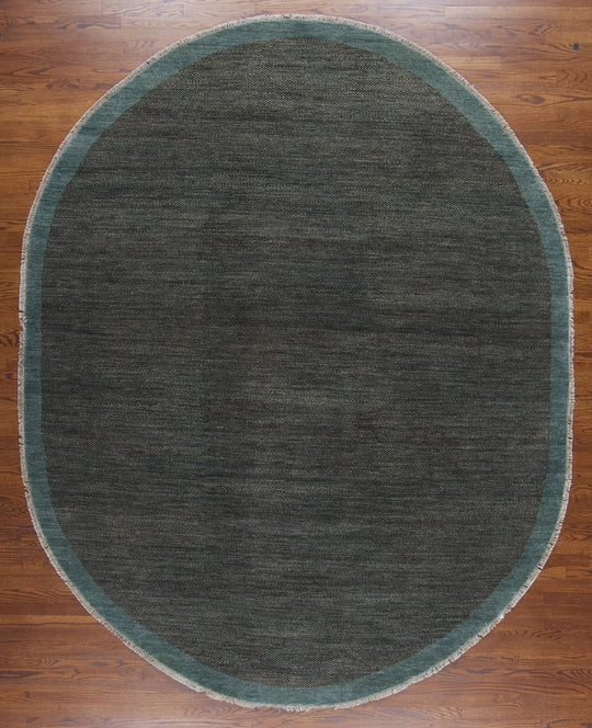 128340 Textures Collection Herringbone Chocolate/Wedgwood