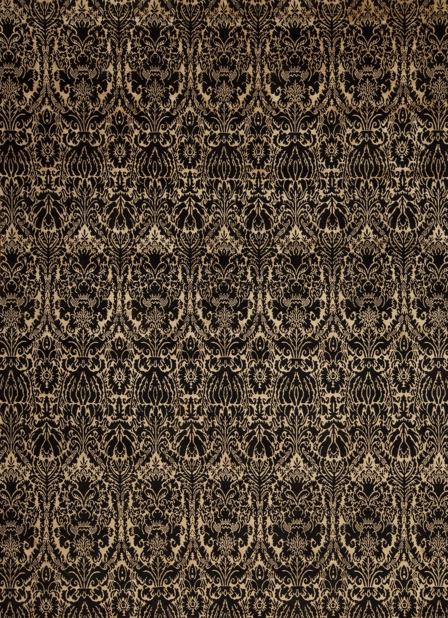 Damask Damask, black