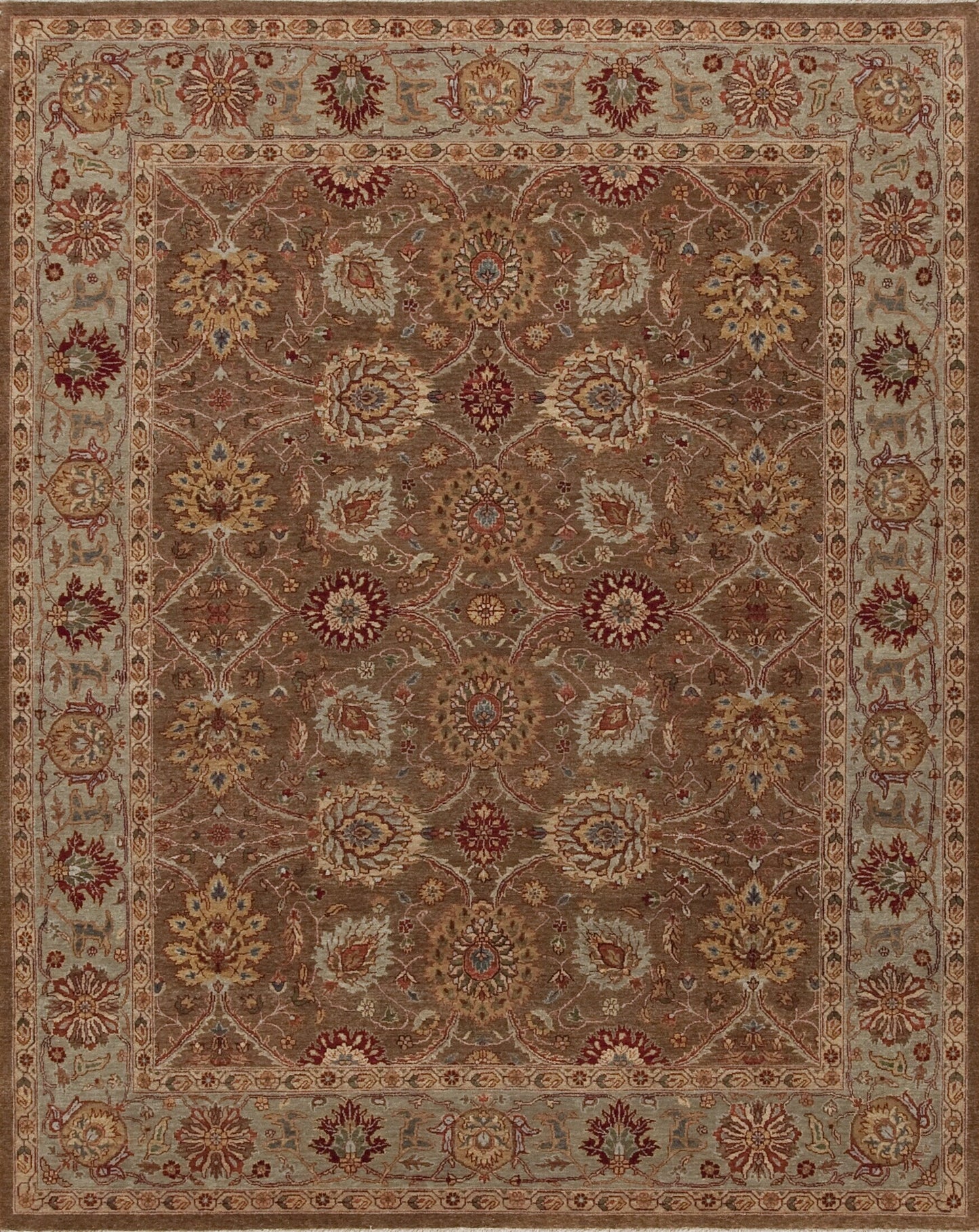 Radhika, Walnut/Seafoam