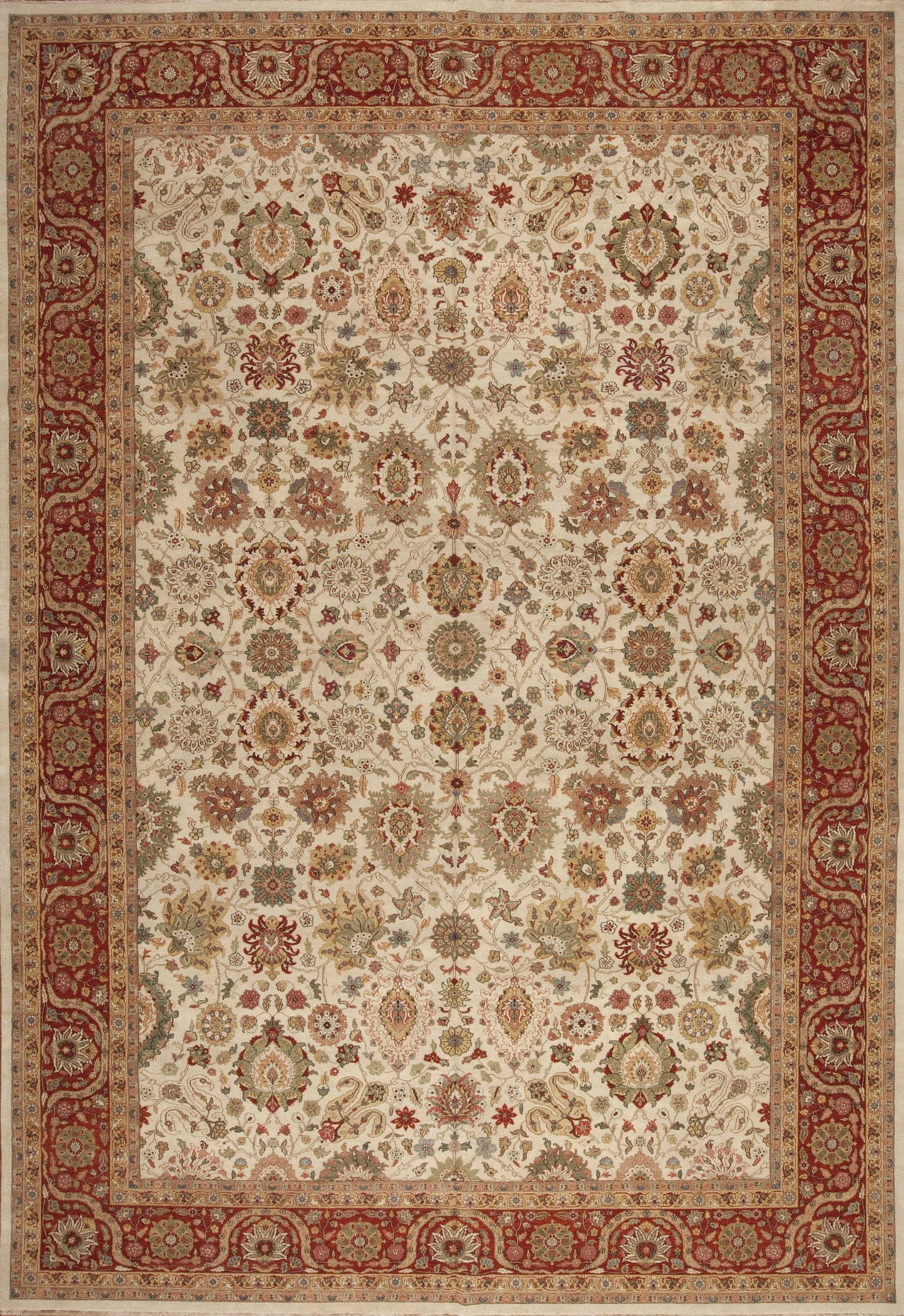 Rockefeller, Ivory/Red