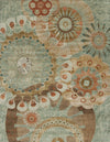 131672 Rex Ray Wool & Silk Presidio, Seafoam