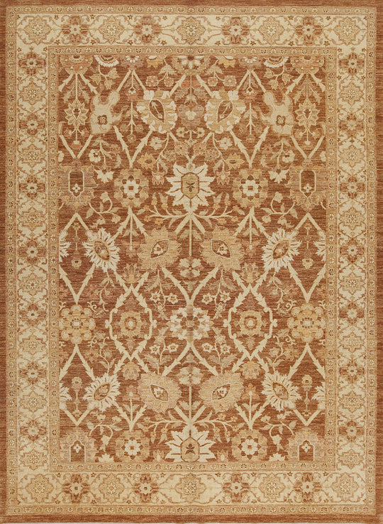 142832 Peshawar M-9720, Brown/Ivory