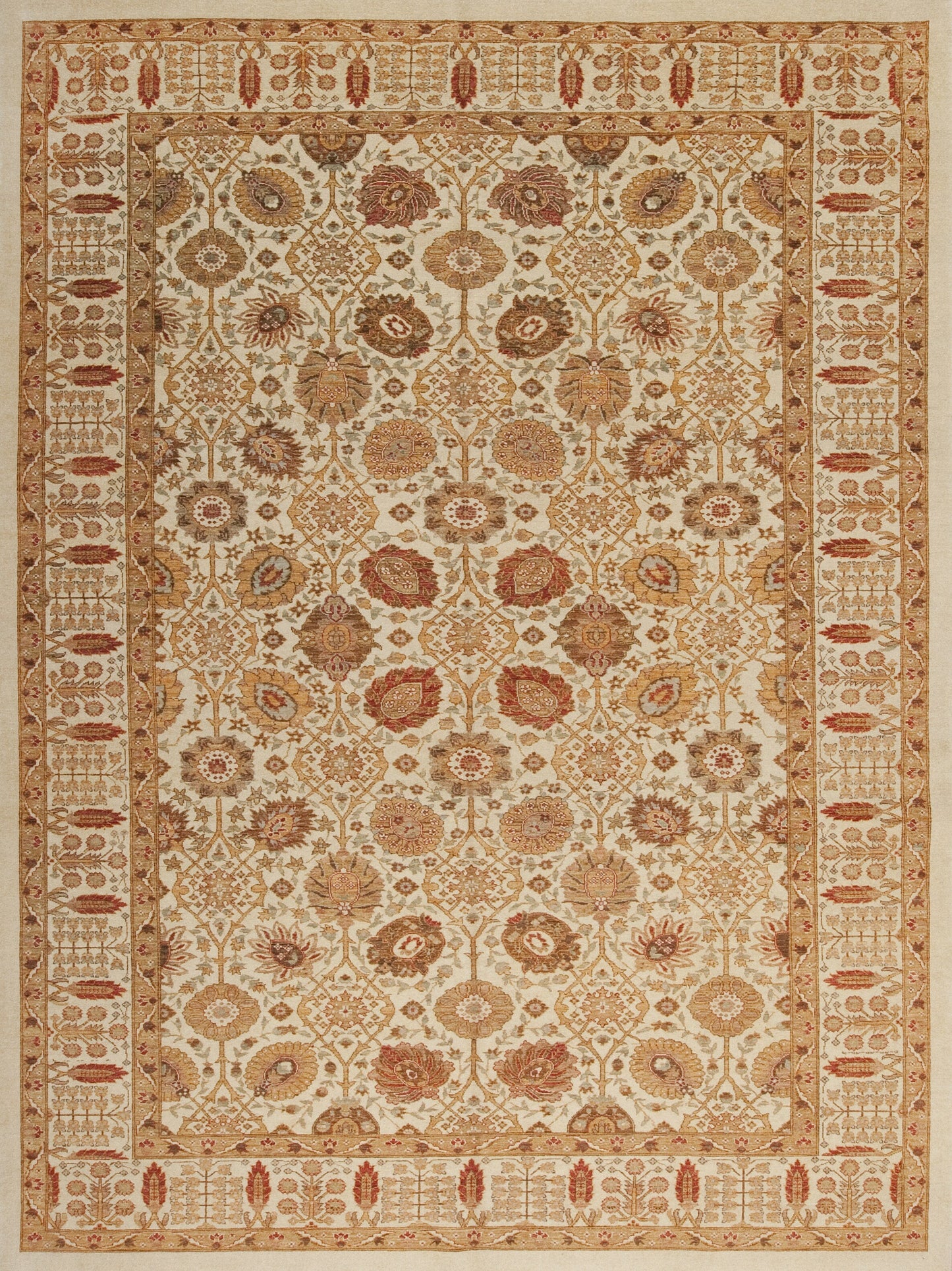 142834 Peshawar Collection  M-9292 , Ivory/Ivory