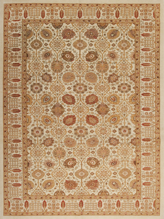142834 Peshawar Collection  M-9292 , Ivory/Ivory