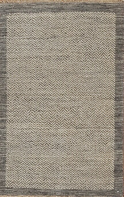 Herringbone, Cream/Grey