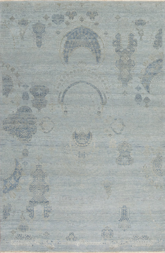 145927 Manhattan Reserve Wool Silk Hanover Square, Pale Blue