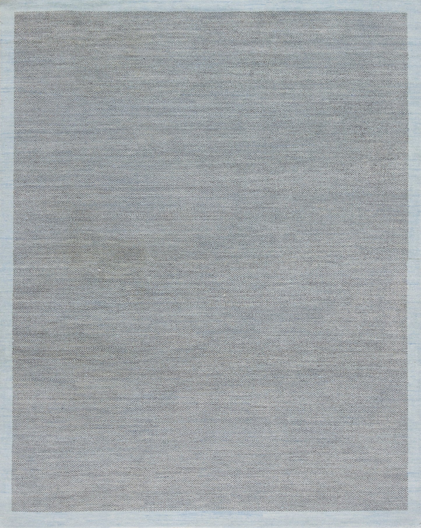 Herringbone, Grey/Ice Blue