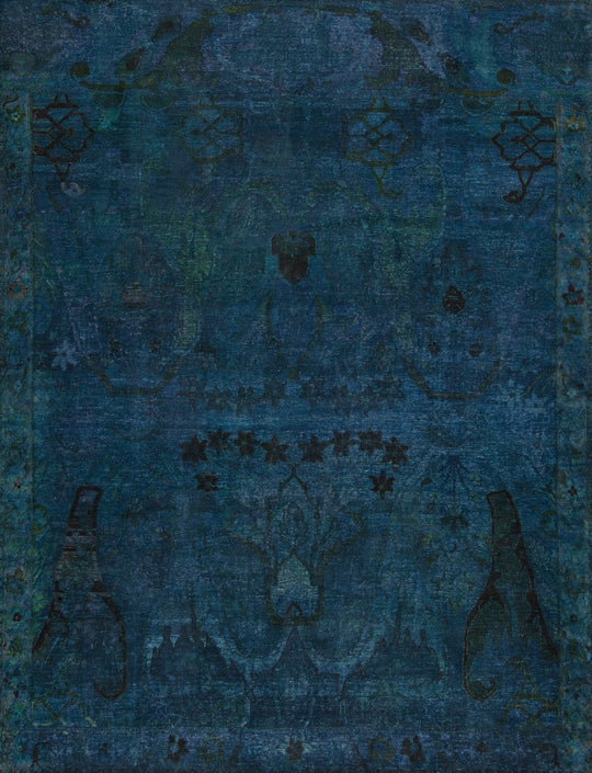151365 Noble House Over Dyed Ac 228, Blue Mix