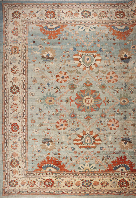152517 Persian Collection Sultanbad, Light Blue/Cream