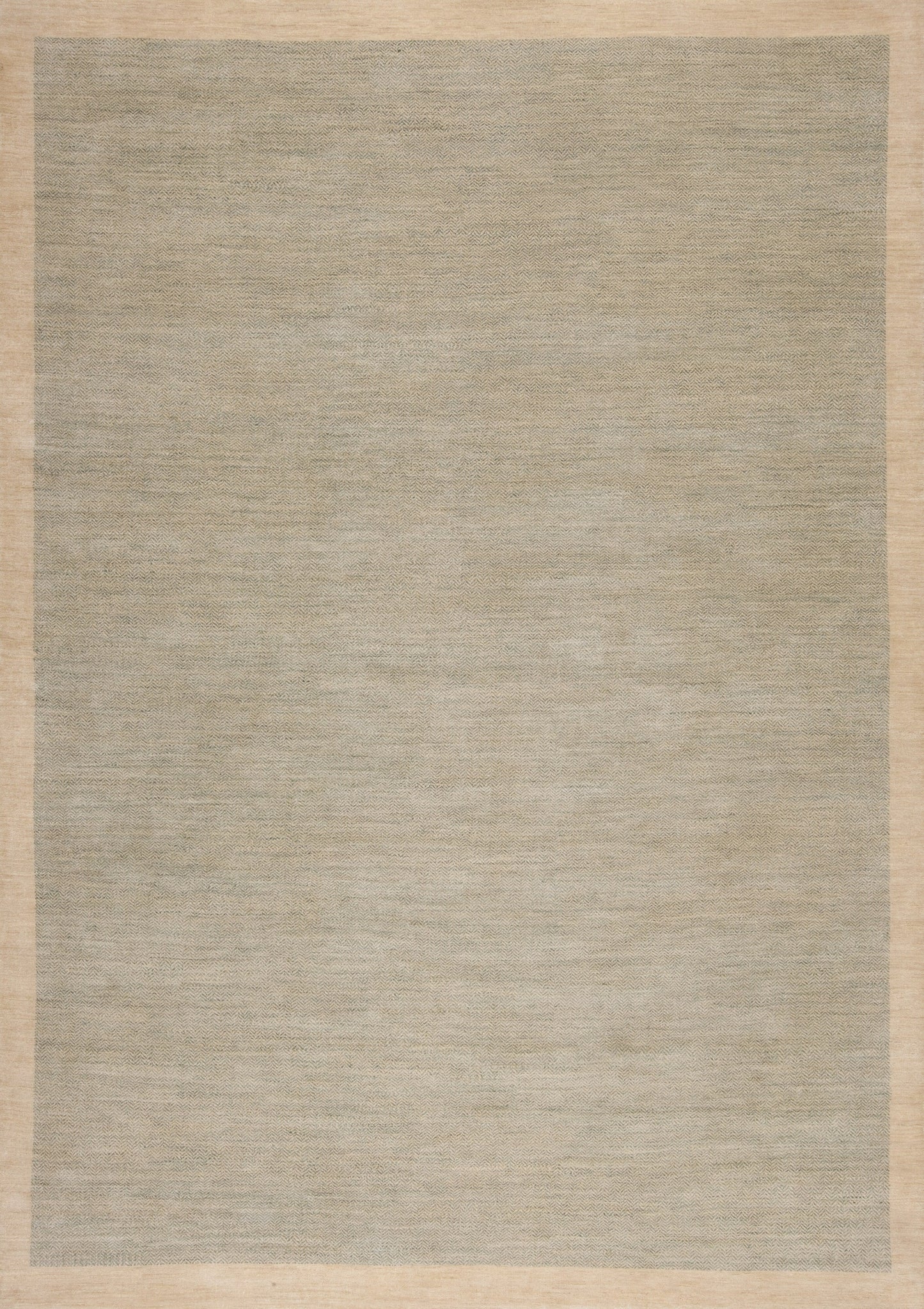 Herringbone, Sage/Cream