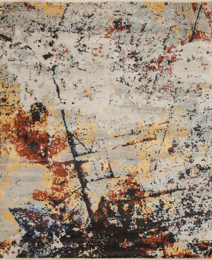 Painterly, Silver-Multi