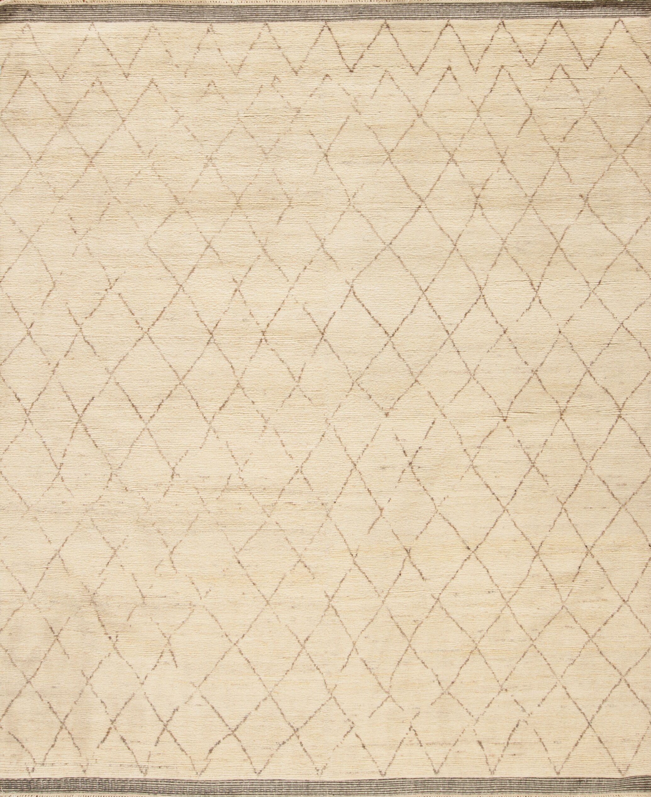 ムク SAR 168023 Moroccan Collection Mcr-01, White Natural Beige – Samad Rugs