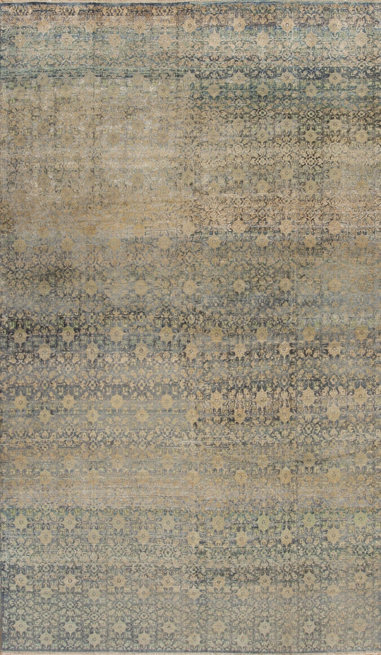 172022 Transitions   Bj-98 Blue  Mix 12/12 Silk & Wool