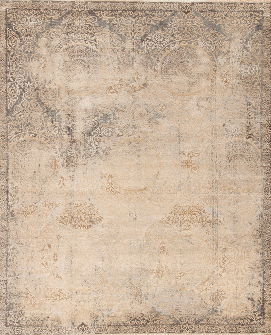 172776 Transcendence Wool & Silk II Brilliance, Grey-Beige