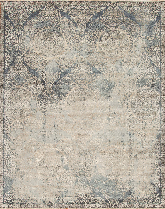 173855 Transcendence Wool & Silk II Brilliance, Blues