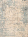 178039 Zenith Wool & Silk  Crescendo, Ivory Blues
