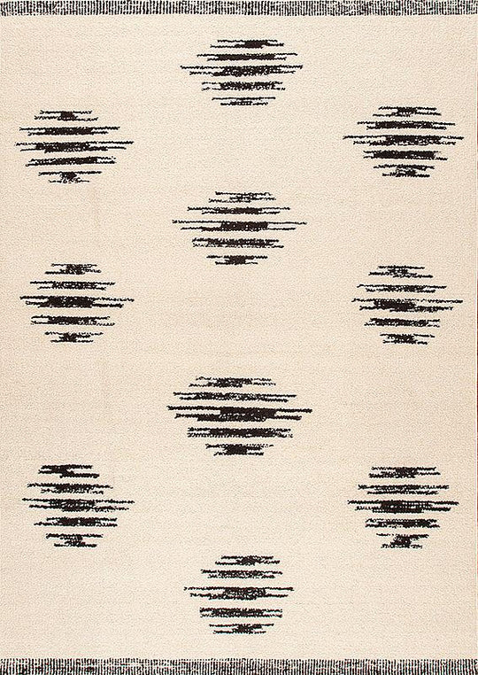 179615 Santa Fe Plus Collection  Foxtail, Natural Ivory Black